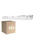 Fordelspakke 10x Ledvance LED Vandtæt Lysrender Fugttæt 32W 4000lm - 830 Varm Hvid | 120cm 