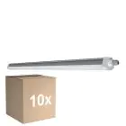Fordelspakke 10x Ledvance LED Vandtæt Lysrender Fugttæt Kompakt 23W 2800lm - 840 Kold Hvid | 120cm 