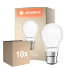 Fordelspakke 10x Ledvance Classic LED B22 Pære Matt 3.4W 470lm - 827 Ekstra Varm Hvid | Erstatter 40W