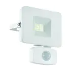 Eglo Vægbelysning Faedo 3 Aluminium Hvid 10W 1000lm - 850 Kold Hvid | IP44 - Bevægelsessensor