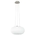 Eglo Pendel Lampe Optica Stål Satin Nikkel | Egnet til 2x E27