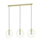 Eglo Pendel Lampe Manizales Stål Guld | IP20 - Egnet til 3x E27 