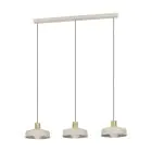 Eglo Pendel Lampe Valdiola Stål Slebet | IP20 - Egnet til 3x E27 