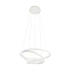 Eglo Pendel Lampe Lobinero-Z Aluminium Stål Hvid 40W 6100lm - 830-865 Justerbar Hvid | IP20 - Zigbee Dæmpbar