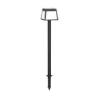 Eglo Jordspyd Lys Altilia Solar Sort 7W 790lm - 830 Varm Hvid | IP65 - Bevægelsessensor