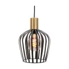 Eglo Pendel Lampe Empoli Stål Sort | IP20 - Egnet til 1x E27 