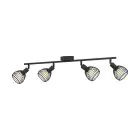 Eglo Loftlampe Sonni Stål Sort | IP20 - Egnet til 4x E14 