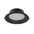 Noxion LED Downlight Hera Medium Forsænket Sort 21W 2400lm 100D - 827-830-840 CCT | 226mm - Udsnit 200mm